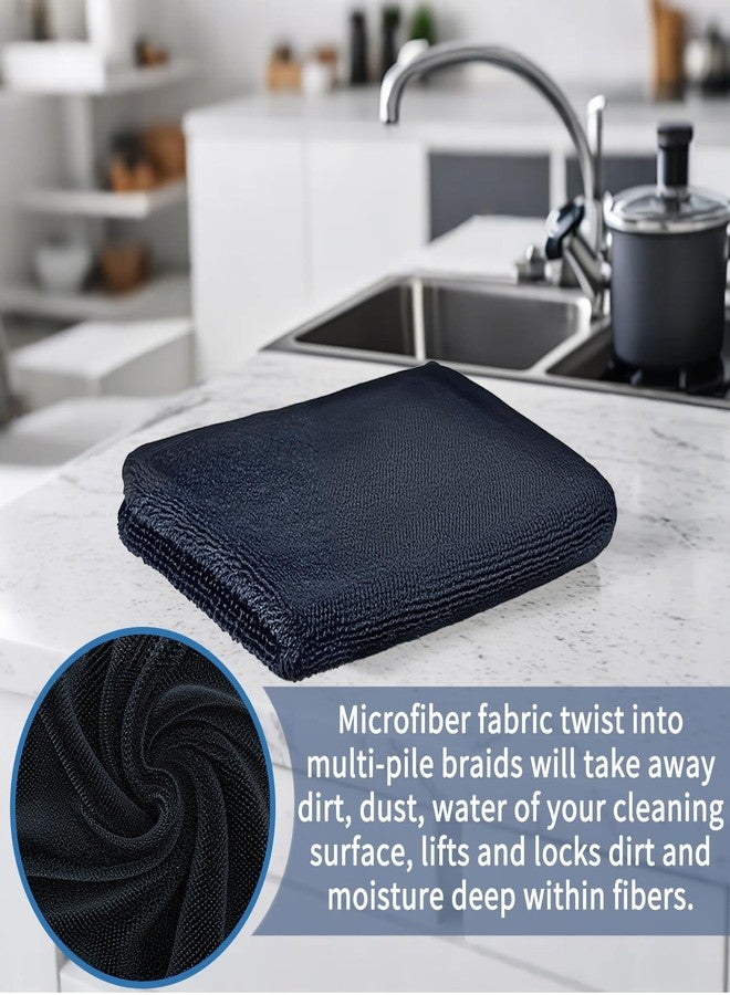 MCSDFN 3 PCS Shiny Bath Drying Towel, Super Absorbent Bath Drying Towels Microfiber Cleaning Cloths for Shower Cars House Kitchen Camping, 15.75 x 11.8 Inch - Image 4